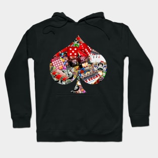 Spade Playing Card Shape Hoodie